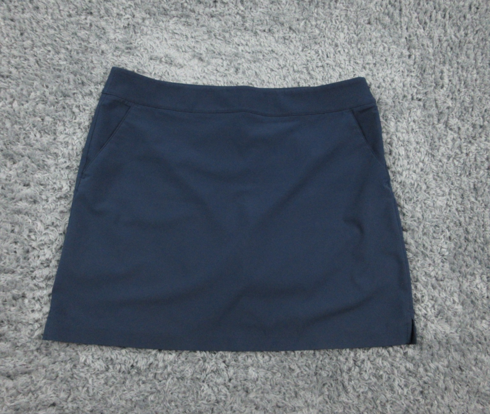 Greg Norman Skort Womens 14 Navy Blue Golf Athletic Pockets Performance 38x18*